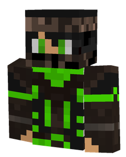 Black skin: bust render