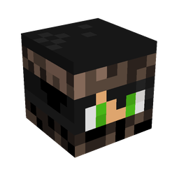 Black skin: head render
