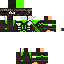 Black skin: raw texture render