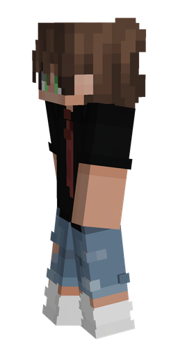 Black skin: body, left side render