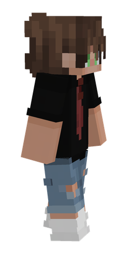Black skin: body, right side render