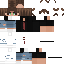 Black skin: raw texture render