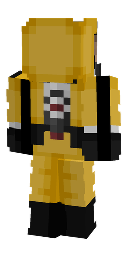 Black skin: body, back render