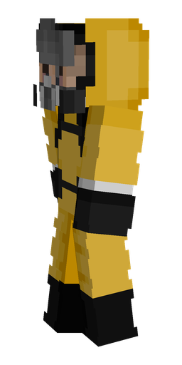 Black skin: body, left side render