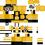 Black skin: raw texture render