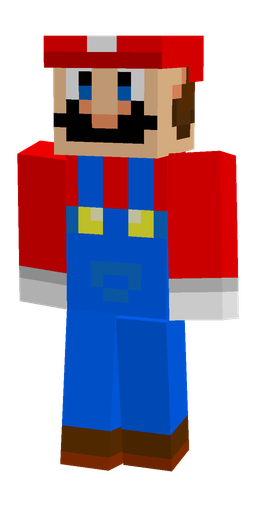 Blue skin: body, front render