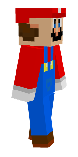 Blue skin: body, right side render
