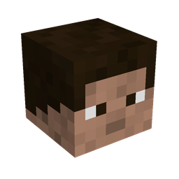 Black skin: head render