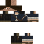 Black skin: raw texture render