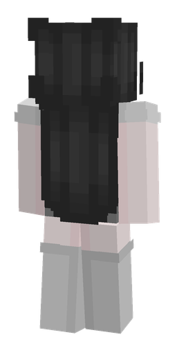 Black skin: body, back render