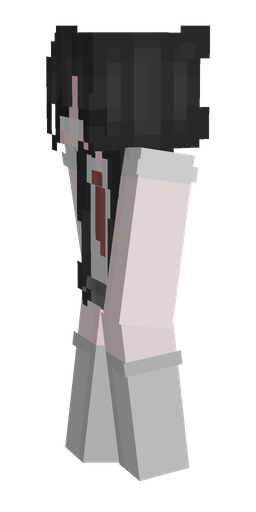 Black skin: body, left side render