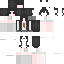 Black skin: raw texture render