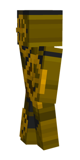 Black skin: body, left side render