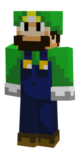 Blue skin: body, front render