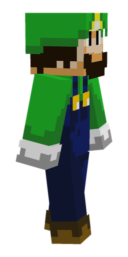 Blue skin: body, right side render