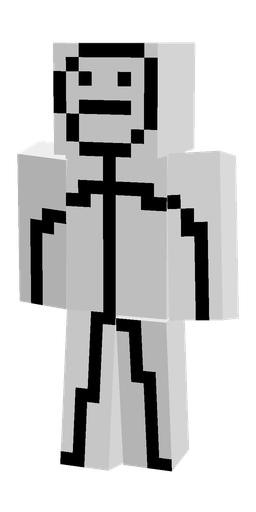 Black skin: body, front render