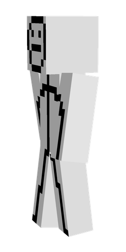 Black skin: body, left side render