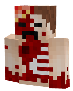 Blue skin: bust render