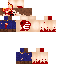 Blue skin: raw texture render