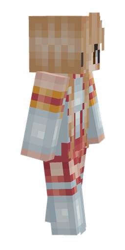 Blue skin: body, right side render