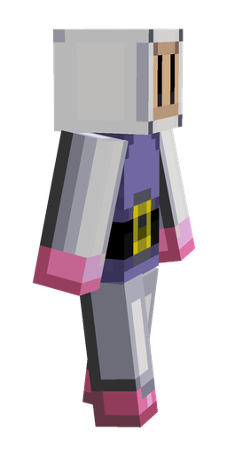 Blue skin: body, right side render