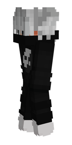 Black skin: body, left side render