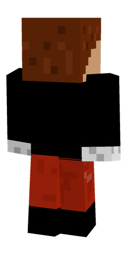 Black skin: body, back render