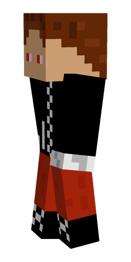 Black skin: body, left side render