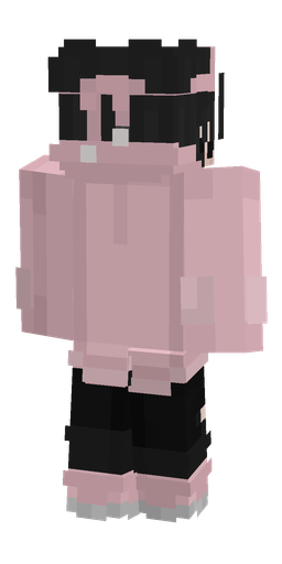 Black skin: body, back render
