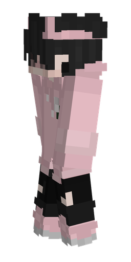 Black skin: body, left side render