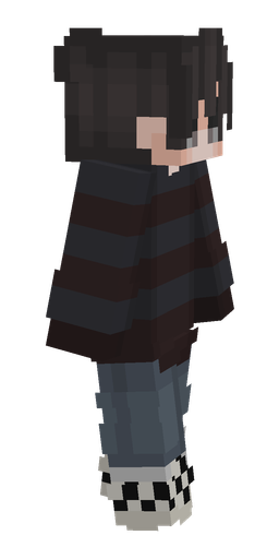 Black skin: body, right side render
