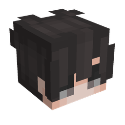Black skin: head render