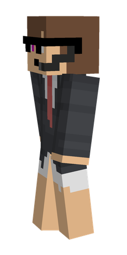 Black skin: body, left side render