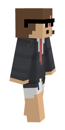 Black skin: body, right side render