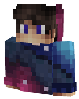 Blue skin: bust render