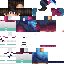 Blue skin: raw texture render