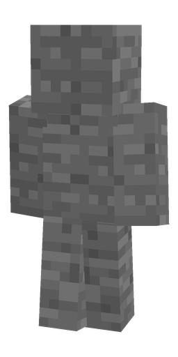 Blue skin: body, back render