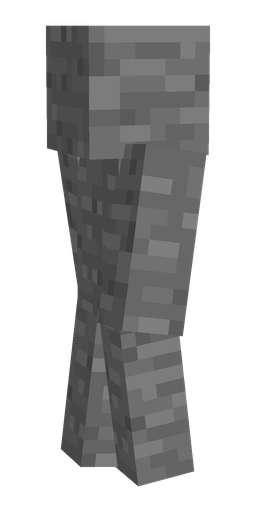 Blue skin: body, left side render