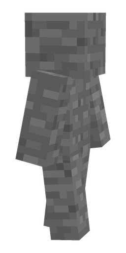 Blue skin: body, right side render