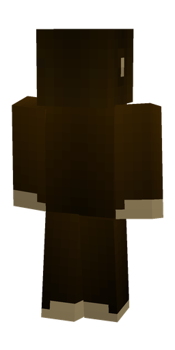 Black skin: body, back render