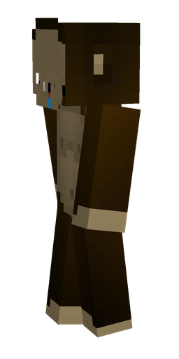 Black skin: body, left side render