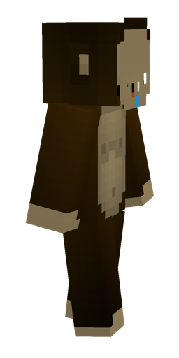 Black skin: body, right side render