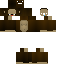 Black skin: raw texture render