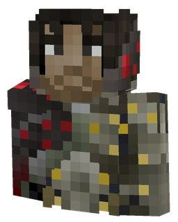 Black skin: bust render