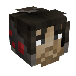 Black skin: head render