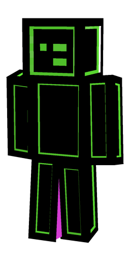 Black skin: body, front render