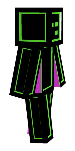 Black skin: body, right side render