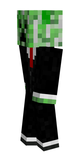 Black skin: body, left side render