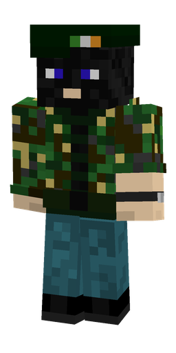Black skin: body, front render