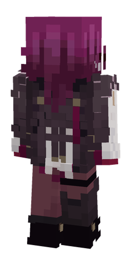 Black skin: body, back render